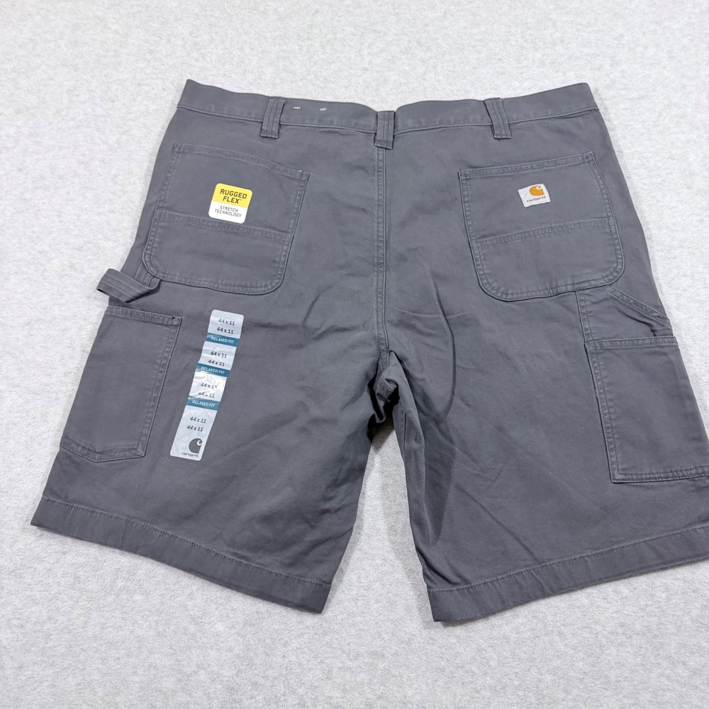 Carhartt Cargo Work Shorts Mens 44 Gray NWT Relaxed Fit Rugged Flex Canvas 11in - Picture 7 of 9